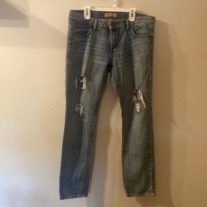 Nine West Vintage America Missy distressed jeans size 4